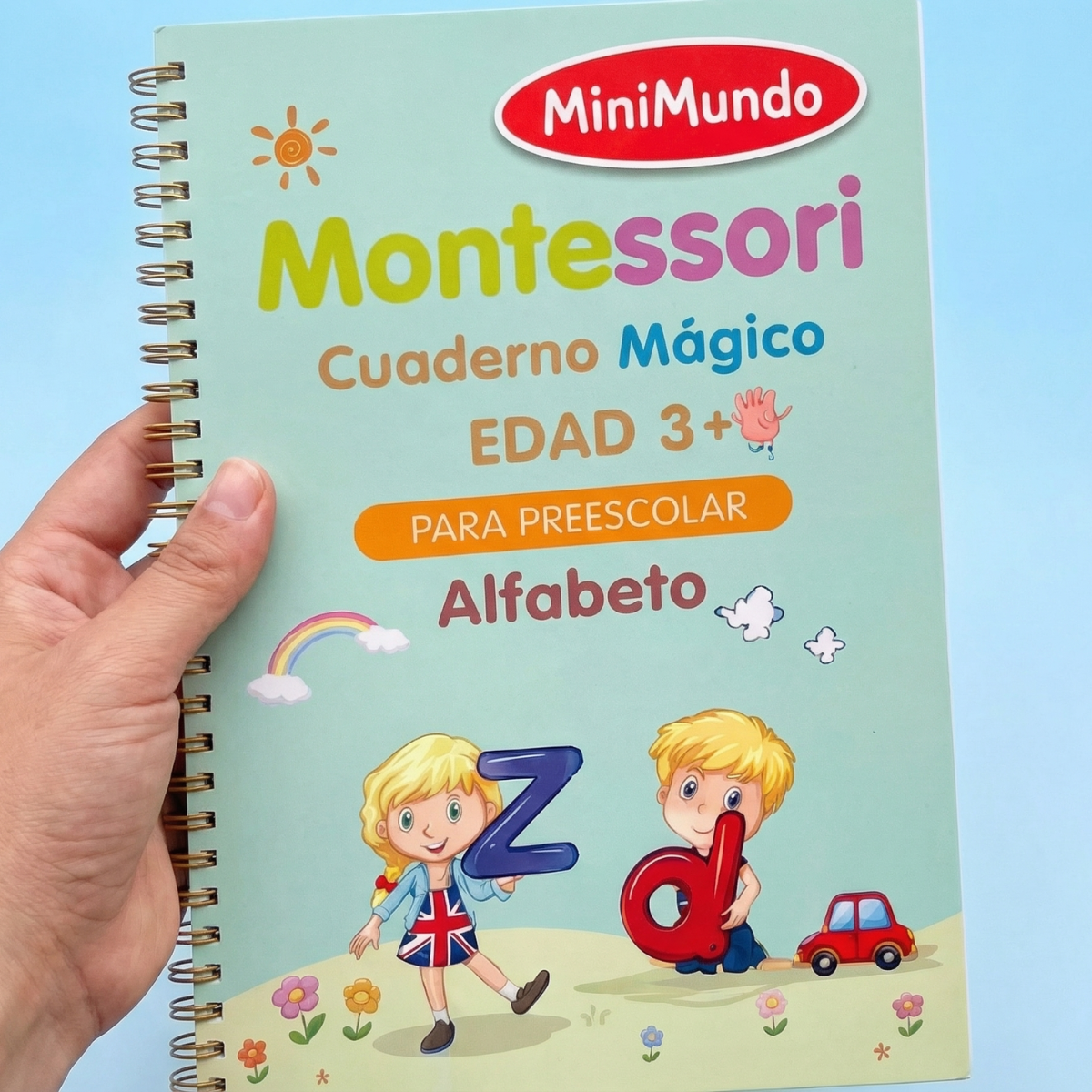 Pack de 4 Cuadernos Mágicos Reutilizables de Caligrafía