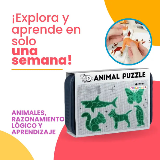 Kit de Rompecabezas 4D de Animales y Insectos