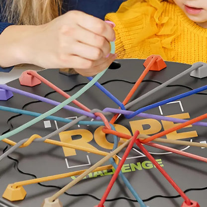 Desafío de Cuerdas de Colores para Lógica y Estrategia