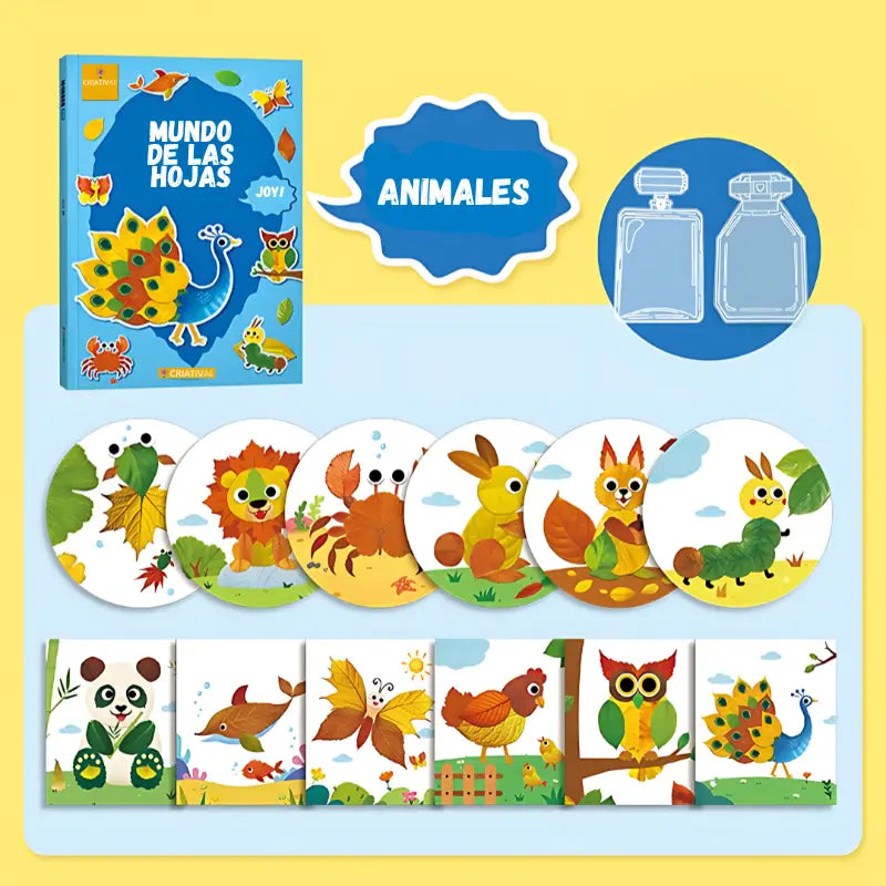 Kit Educativo Mundo de las Hojas 3D