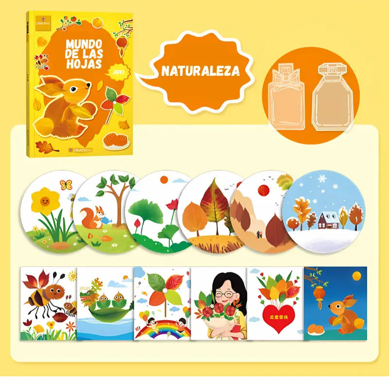 Kit Educativo Mundo de las Hojas 3D
