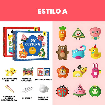Kit de Costura Creativa con Manualidades Seguras