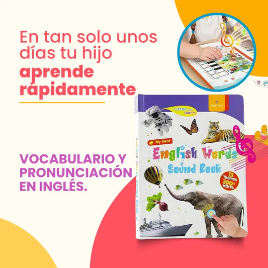 Libro de Sonidos Mis Primeras Palabras en Inglés