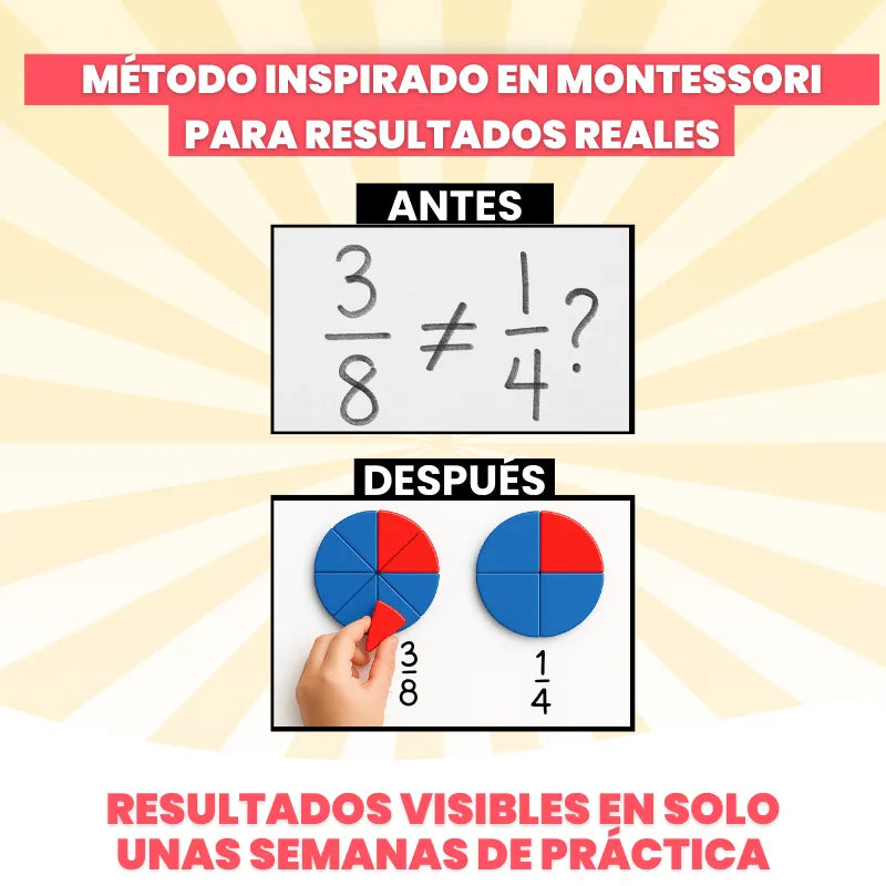 Libro Didáctico Magnético de Fracciones