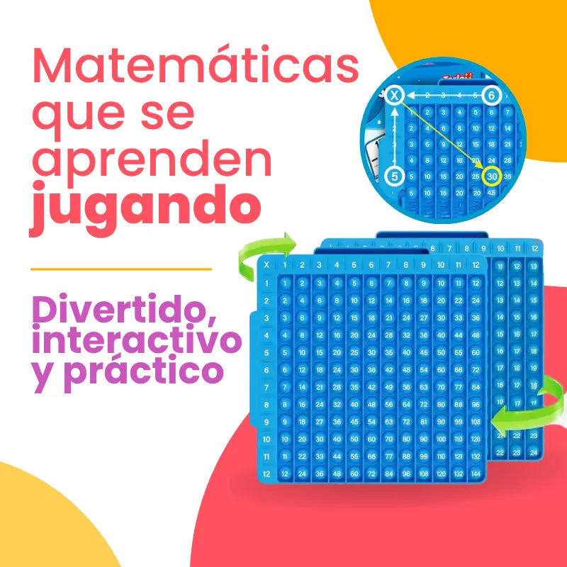 Juego Educativo de Matemáticas Pop It de Multiplicación