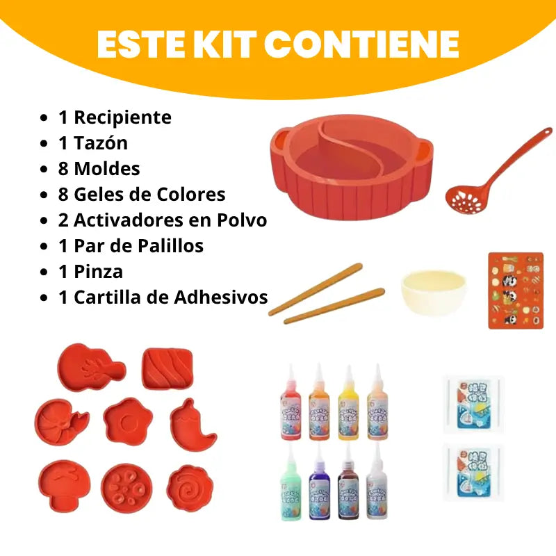 Juego de Gelatinas Encantadas Pequeños Chefs Mágicos