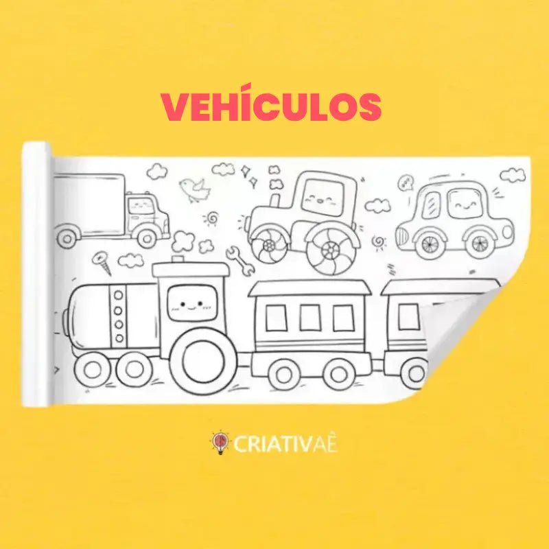 Rollo de Dibujo Infantil con 3 Metros de Creatividad