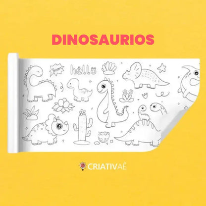 Rollo de Dibujo Infantil con 3 Metros de Creatividad