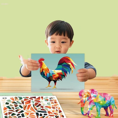 Kit de Arte Educativo 3D Collage Geométrica