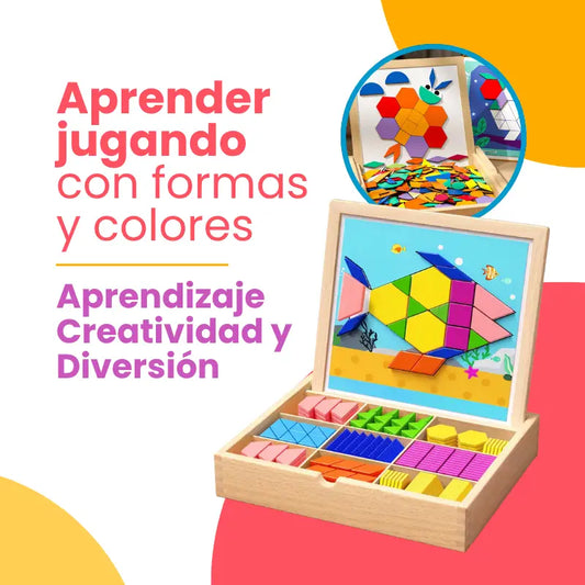 Tangram Magnético Educativo de Montaje