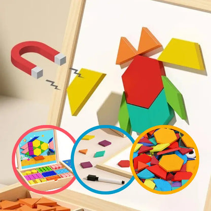 Tangram Magnético Educativo de Montaje