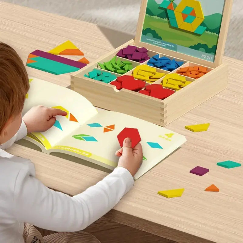 Tangram Magnético Educativo de Montaje