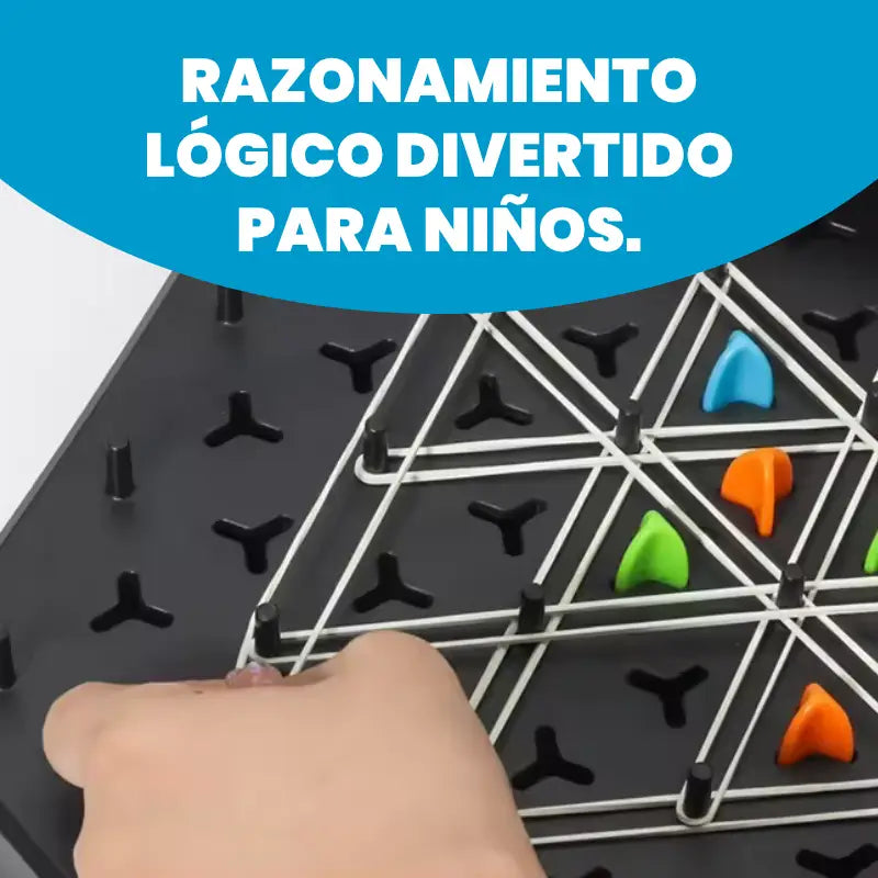 Juego de Triángulos Magnéticos para la Lógica y la Estrategia
