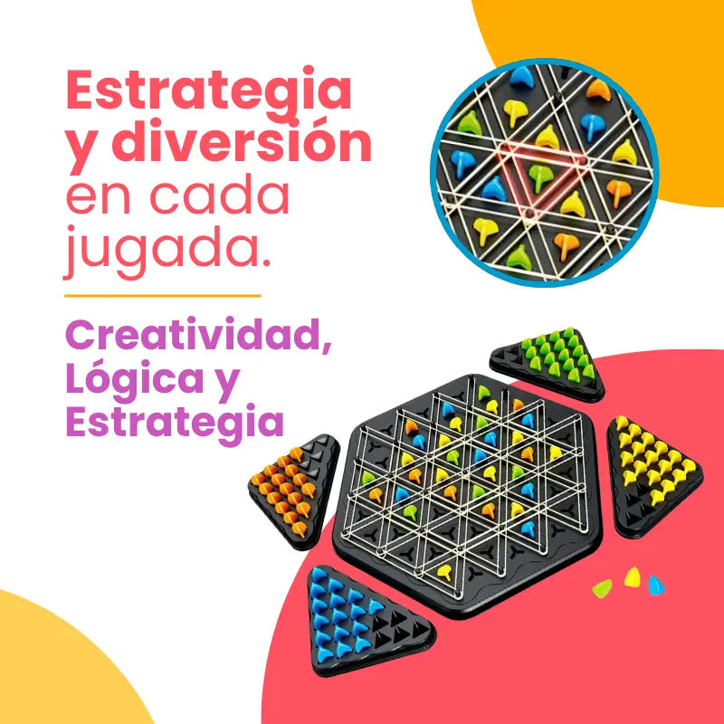 Juego de Triángulos Magnéticos para la Lógica y la Estrategia