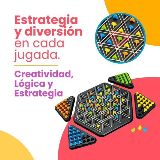 Juego de Triángulos Magnéticos para la Lógica y la Estrategia