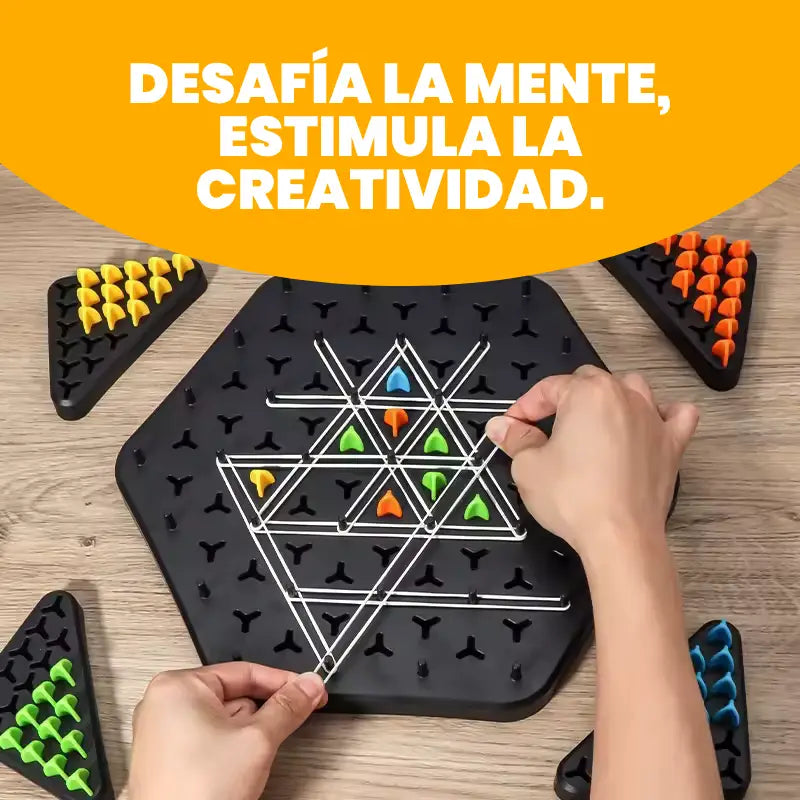 Juego de Triángulos Magnéticos para la Lógica y la Estrategia