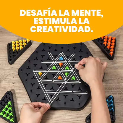 Juego de Triángulos Magnéticos para la Lógica y la Estrategia