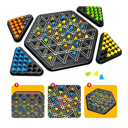 Juego de Triángulos Magnéticos para la Lógica y la Estrategia
