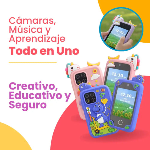 Teléfono Educativo Multifuncional Juegos, Música y Aprendizaje